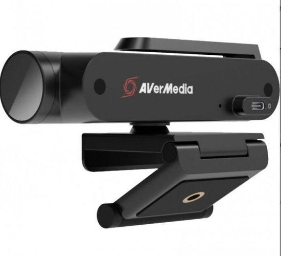 Вебкамера AVerMedia PW513 4K, 30fps, fixed focus, чорний