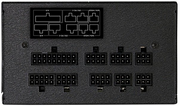 Блок живлення CHIEFTEC Steel Power  (750W), >85%, 80+ Bronze, 120мм, 1xMB 24pin(20+4), 2xCPU 8pin(4+4), 3xMolex, 6xSATA, 4xPCIe 8pin(6+2), Fully Modular