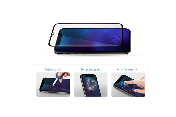 Захисне скло 2E для Xiaomi Redmi 10C, 2.5D FCFG, (1 Pack), чорна рамка