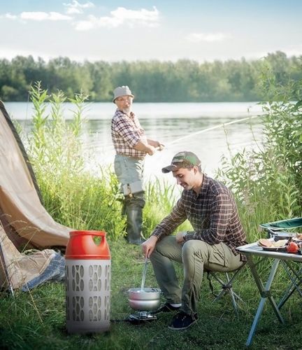 Балон газовий композитний Hexagon Ragasco HR24.5L, 24.5л, пропан/бутан 10кг/12кг, 30бар, вентиль Shell (український стандарт), 5.4кг