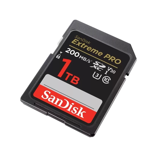 Карта пам'яті SanDisk SD 1TB C10 UHS-I U3 R200/W140MB/s Extreme Pro V30