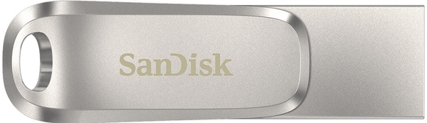 Накопичувач SanDisk   64GB USB 3.1 Type-A + Type-C Dual Drive Luxe Срібний