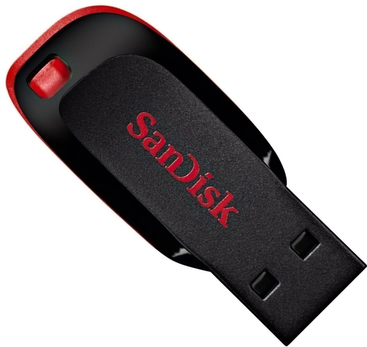 UFD 32GB USB2.0 SanDisk Cruzer Blade Black (SDCZ50-032G-B35)