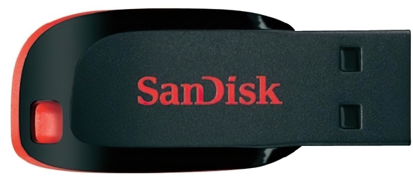 UFD 32GB USB2.0 SanDisk Cruzer Blade Black (SDCZ50-032G-B35)