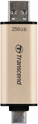 Накопичувач Transcend 256GB USB 3.2 Type-A + Type-C JetFlash 930 R420/W400MB/s Чорний