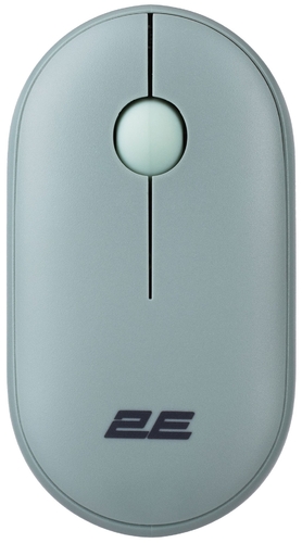 Миша 2E MF300 Silent, WL/BT, попелясто-зелений