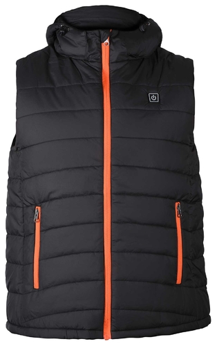 Жилет з підігрівом 2E Heat Power Plus Black з капюшоном, розмір XXL