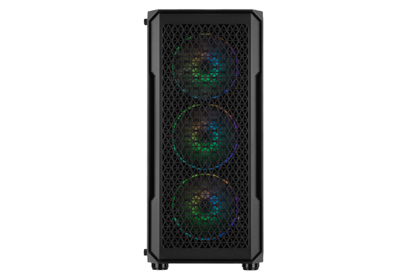 Корпус 2E GAMING Hexagon G338 без БЖ 2xUSB3.0, 1xUSBType-C, 3x120мм ARGB, 1x120мм, VGA 330мм, LCS ready, HUB, TG Side Panel, ATX, чорний