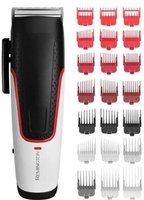 Машинка для стриження  Remington E51 Easy Fade Hair Clipper, мережа+акум., роторний мотор, насадок-3, кейс, титан.напил., чорн-біл