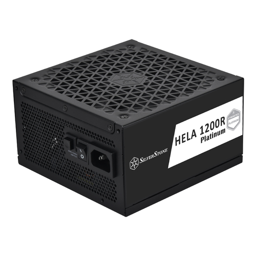 Блок живлення SilverStone Hela Cybenetics  (1200W), >90%, 80+ Platinum, 135мм, 1xMB 24pin(20+4), 2xCPU 8pin(4+4), 3xMolex, 12xSATA, 6xPCIe 8pin(6+2), 1x12VHPWR, 1xFDD, Fully Modular