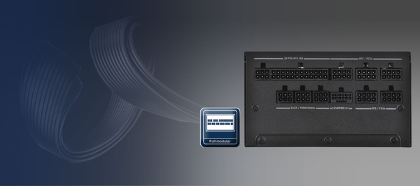 Блок живлення SilverStone Hela Cybenetics  (1200W), >90%, 80+ Platinum, 135мм, 1xMB 24pin(20+4), 2xCPU 8pin(4+4), 3xMolex, 12xSATA, 6xPCIe 8pin(6+2), 1x12VHPWR, 1xFDD, Fully Modular