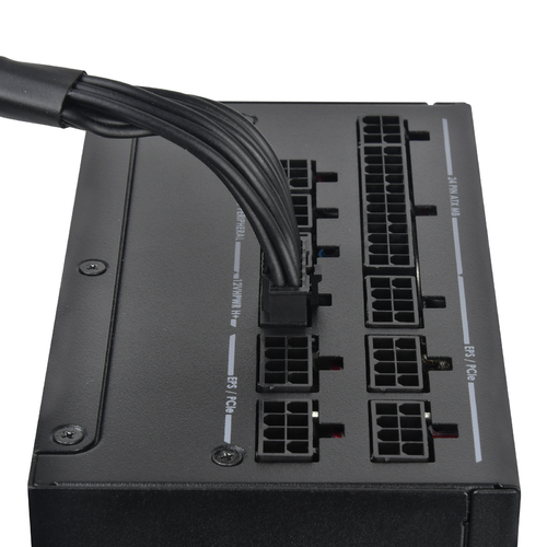 Блок живлення SilverStone Hela Cybenetics  (1200W), >90%, 80+ Platinum, 135мм, 1xMB 24pin(20+4), 2xCPU 8pin(4+4), 3xMolex, 12xSATA, 6xPCIe 8pin(6+2), 1x12VHPWR, 1xFDD, Fully Modular