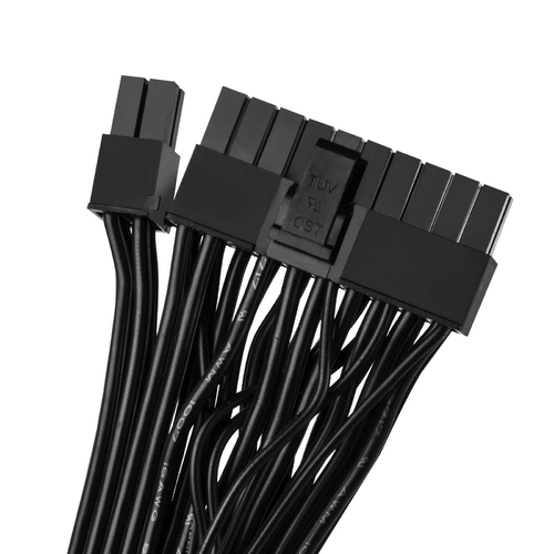 Блок живлення SilverStone Hela Cybenetics  (1200W), >90%, 80+ Platinum, 135мм, 1xMB 24pin(20+4), 2xCPU 8pin(4+4), 3xMolex, 12xSATA, 6xPCIe 8pin(6+2), 1x12VHPWR, 1xFDD, Fully Modular