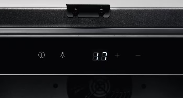 Холодильник Electrolux вбудований для вина, 82x30х57, полок - 6, зон - 1, бут-20, ST, чорний