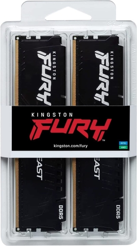 Модуль памяти DDR5 2x16GB/5600 Kingston Fury Beast Black (KF556C36BBEK2-32)