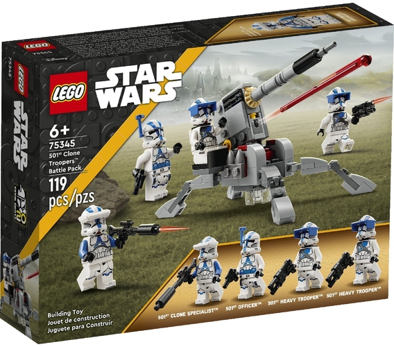 Конструктор LEGO Star Wars™ Бойовий загін бійців-клонів 501-го легіону