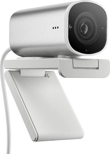 Вебкамера HP 960 Streaming, 4K, 30fps, auto focus, сріблястий