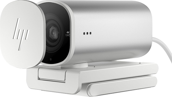 Вебкамера HP 960 Streaming, 4K, 30fps, auto focus, сріблястий