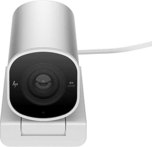 Вебкамера HP 960 Streaming, 4K, 30fps, auto focus, сріблястий