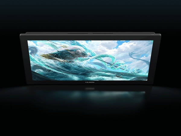 Графічний монітор Huion 23,8" Kamvas Pro 24,4K HDMI,DP,USB-C,DC,USB-A,чорний