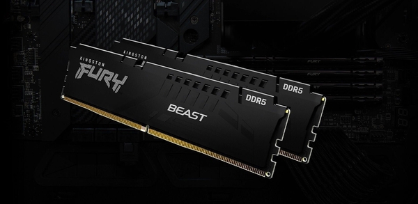 Пам'ять ПК Kingston DDR5 32GB KIT (16GBx2) 5200 FURY Beast  EXPO