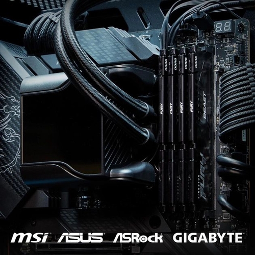 Пам'ять ПК Kingston DDR5 32GB KIT (16GBx2) 5200 FURY Beast  EXPO
