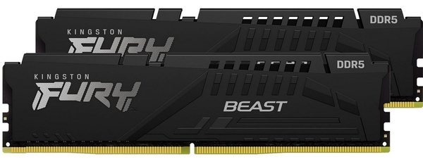 Пам'ять ПК Kingston DDR5 32GB KIT (16GBx2) 5200 FURY Beast  EXPO