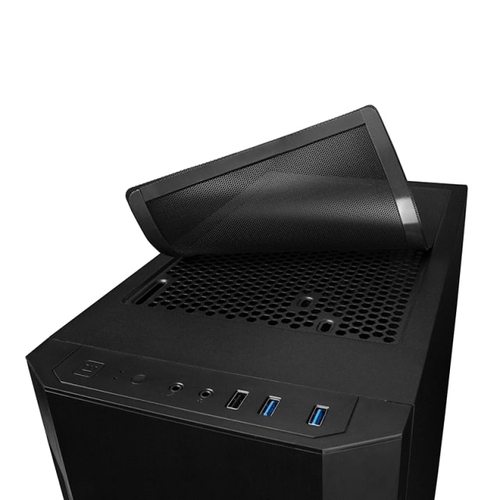 Корпус CHIEFTEC Elox AS-01B, без БЖ, 2xUSB3.2, 1xUSB2.0, 1x120мм, Sound insulated panels, VGA 320мм, LCS ready, ATX, чорний