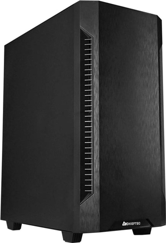 Корпус CHIEFTEC Elox AS-01B, без БЖ, 2xUSB3.2, 1xUSB2.0, 1x120мм, Sound insulated panels, VGA 320мм, LCS ready, ATX, чорний