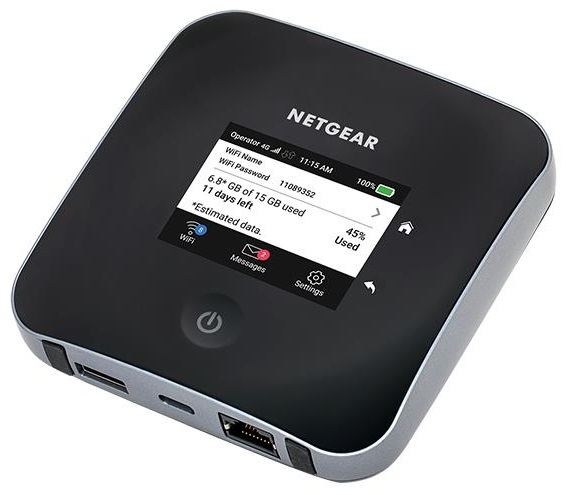 Мобільний Маршрутизатор NETGEAR MR2100 Nighthawk M2 4G/LTE, 1xGE LAN/WAN, 1xUSB, 1xUSB TypeC, 2Гбіт/с, 2xTS-9