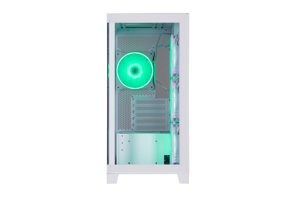 Корпус 2E GAMING Fantom GK701W без БЖ 2xUSB3.0, 1xUSBType-C, 4x120мм ARGB, VGA 400мм, LCS ready, контролер з пультом, TG Side/Front Panel, mATX, білий