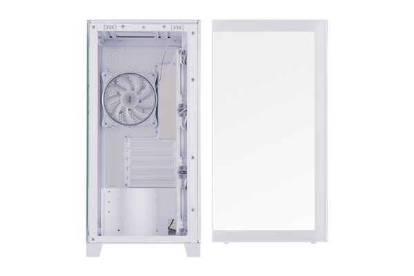 Корпус 2E GAMING Fantom GK701W без БЖ 2xUSB3.0, 1xUSBType-C, 4x120мм ARGB, VGA 400мм, LCS ready, контролер з пультом, TG Side/Front Panel, mATX, білий