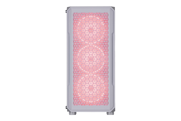 Корпус 2E GAMING Hexagon G338W без БЖ 2xUSB3.0, 1xUSBType-C, 3x120мм ARGB, 1x120мм, VGA 330мм, LCS ready, HUB, TG Side Panel, ATX, білий