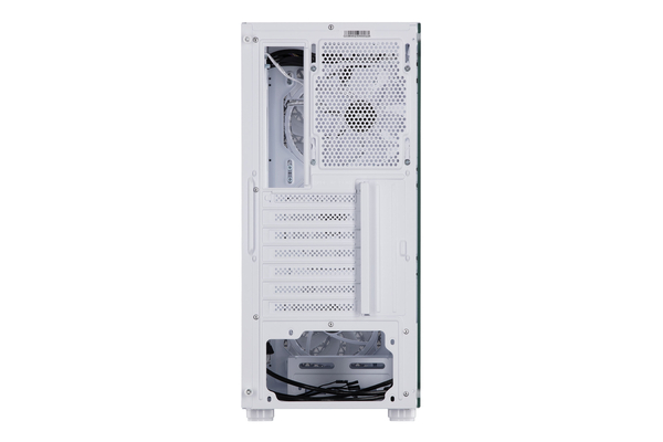 Корпус 2E GAMING Hexagon G338W без БЖ 2xUSB3.0, 1xUSBType-C, 3x120мм ARGB, 1x120мм, VGA 330мм, LCS ready, HUB, TG Side Panel, ATX, білий