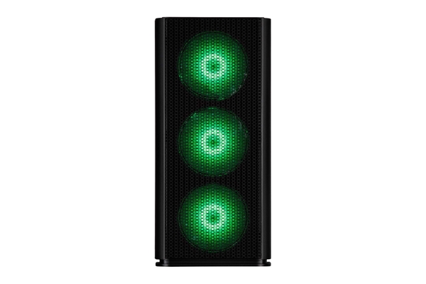 Корпус 2E GAMING Vertex GI01B без БЖ 2xUSB3.0, 1xUSBType-C, 3x140мм ARGB, 1x120мм ARGB, VGA 380мм, LCS ready, контролер з пультом, TG Side Panel, EATX, чорний