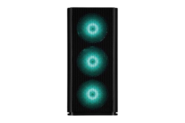 Корпус 2E GAMING Vertex GI01B без БЖ 2xUSB3.0, 1xUSBType-C, 3x140мм ARGB, 1x120мм ARGB, VGA 380мм, LCS ready, контролер з пультом, TG Side Panel, EATX, чорний