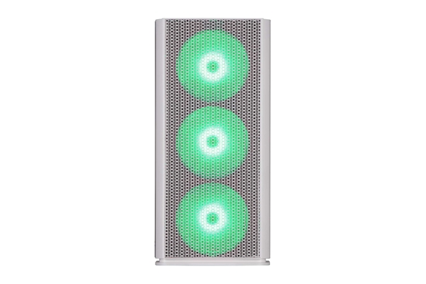 Корпус 2E GAMING Vertex GI01W без БЖ 2xUSB3.0, 1xUSBType-C, 3x140мм ARGB, 1x120мм ARGB, VGA 380мм, LCS ready, контролер з пультом, TG Side Panel, EATX, білий