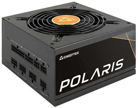 Блок живлення CHIEFTEC Polaris  (750W), >90%, 80+ Gold, 120мм, 1xMB 24pin(20+4), 2xCPU 8pin(4+4), 3xMolex, 8xSATA, 4xPCIe 8pin(6+2), Fully Modular