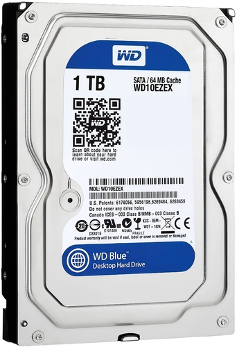 Жорсткий диск WD 1TB 3.5" 7200 64MB SATA Blue
