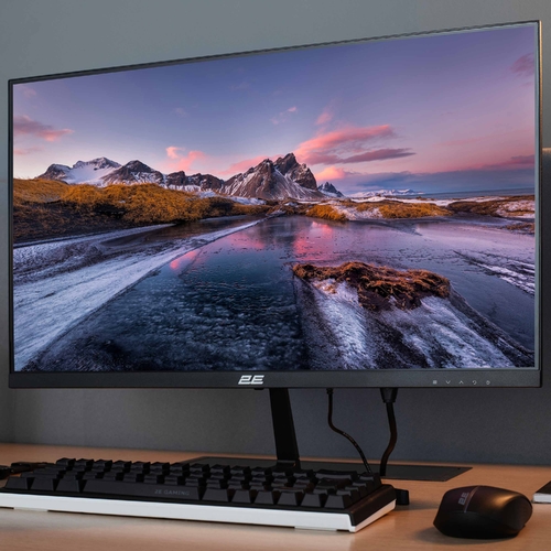 Монітор 2E 23.8" D2423B D-Sub, HDMI, MM, IPS, 75Hz, FreeSync