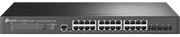 Комутатор TP-LINK TL-SG3428XPP-M2 24x2.5GE (24xPoE), 4xSFP+, 500Вт, Керований L2