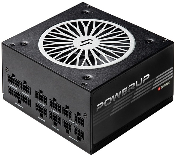Блок живлення CHIEFTEC PowerUP  (750W), >90%, 80+ Gold, 120мм, 1xMB 24pin(20+4), 2xCPU 8pin(4+4), 3xMolex, 9xSATA, 4xPCIe 8pin(6+2), Fully Modular