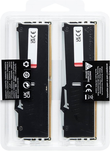 Пам'ять ПК Kingston DDR5 64GB KIT (32GBx2) 5600 FURY Beast RGB XMP