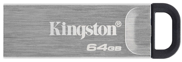 Флеш-накопитель USB3.2 64GB Kingston DataTraveler Kyson Silver/Black (DTKN/64GB)
