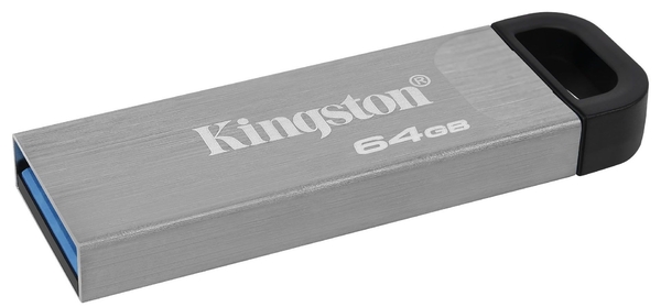 Флеш-накопитель USB3.2 64GB Kingston DataTraveler Kyson Silver/Black (DTKN/64GB)