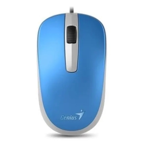 Миша Genius DX-120, USB-A, синій