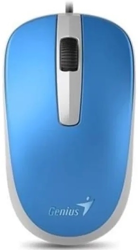Миша Genius DX-120, USB-A, синій