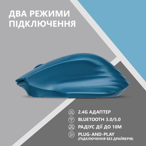 2E Миша MF280 Silent WL BT Blue