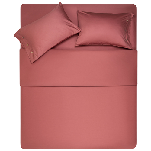 Простирадло Ardesto Mix&Match, 240x260см, 100% бавовна, сатин, коричневий світлий
