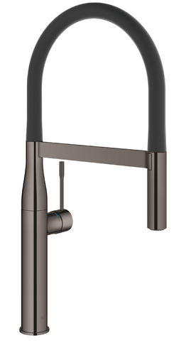 Змішувач для кухні Grohe Essence, довж.виливу - 240мм, поворотний/гнучкий, 1важіль, графіт
